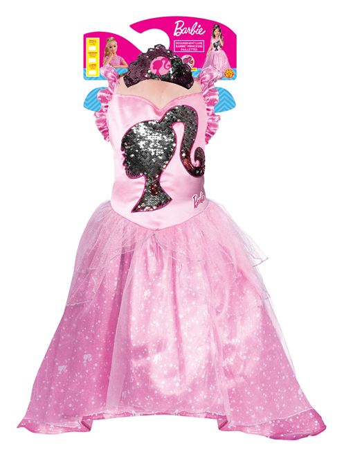Déguisement enfant Luxe Rubie's France Barbie Princesse Paillettes 5-6 ans