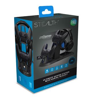 Station Gaming Just For Games Stealth Ultimate avec Casque pour PS5 Noir