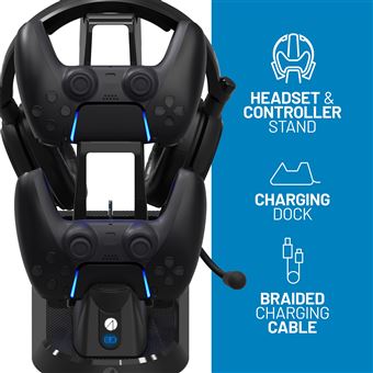 Station Gaming Just For Games Stealth Ultimate avec Casque pour PS5 Noir