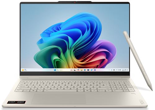 PC 2-en-1 Lenovo Yoga 7 16AGP11 16" OLED 120 Hz Ecran tactile Copilot+PC AMD Ryzen™ AI 7 16 Go RAM 512 Go SSD Gris