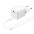 Chargeur secteur Wefix 20 W Blanc + Câble Lightning 1 m
