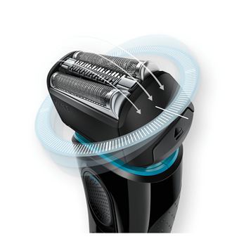 Tête de rechange pour rasoir électrique Braun 52B avec spray nettoyant