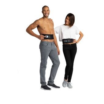 Ceinture d electrostimulation abdominale Slendertone Abs8 Homme et femme Noir et Bleu Achat prix fnac