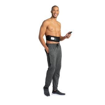 Ceinture d electrostimulation abdominale Slendertone Abs8 Homme et femme Noir et Bleu Achat prix fnac