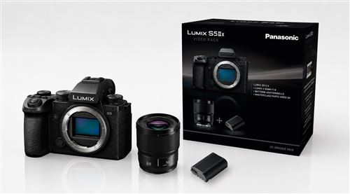 Pack Appareil photo hybride Panasonic Lumix S5IIX + Objectif 50 mm F1.8 + Masterclass Photo Vidéo 3h + 2ème Batterie
