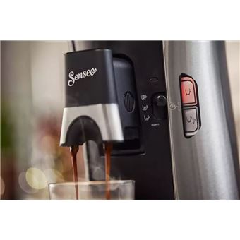 Coffeeduck Porte Filtre Réutilisable Pour Machines Senseo - Café Moulu - Noir/Argent