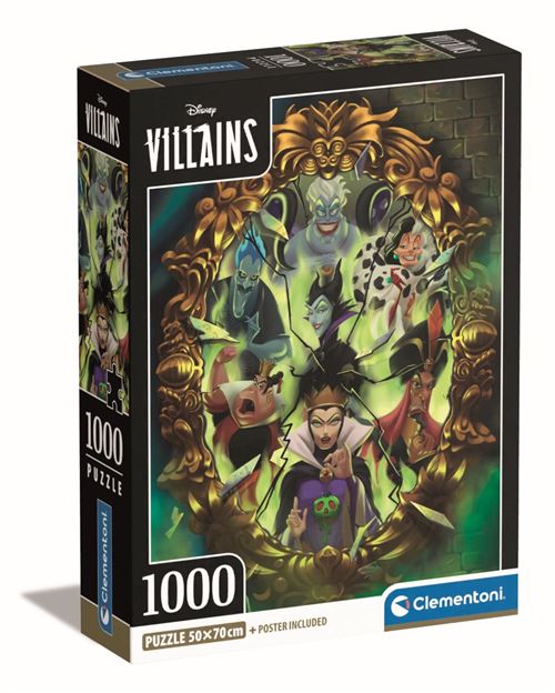 Acheter Puzzle 1000 pièces Clementoni Villains État correct - 12,98 € Puzzle 1000 pièces Clementoni Villains État correct - Clementoni reconditionné disponible sur Fnac