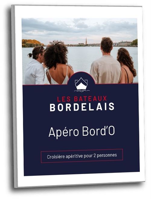 Coffret cadeau Bordeaux River Cruise Croisière apéro bord o