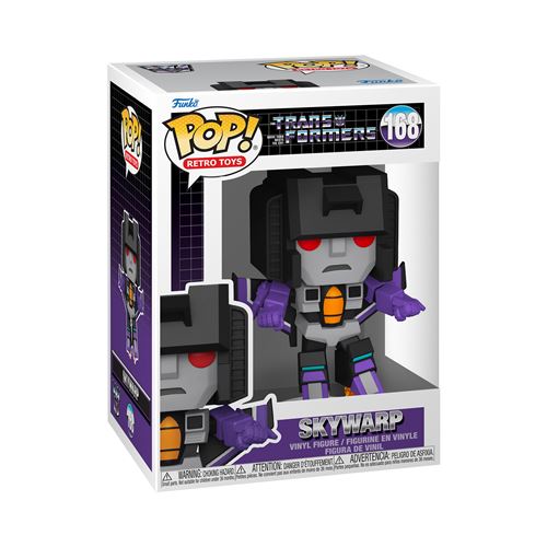 Figurine Funko Pop Retro Toys Transformers S6 Skywarp with Chase Modèle aléatoire - vue 1