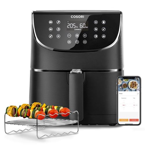 Cosori Smart Chef Edition Einzelbild 5,5 l Eigenständig 1700 W Heißluftfritteuse Schwarz