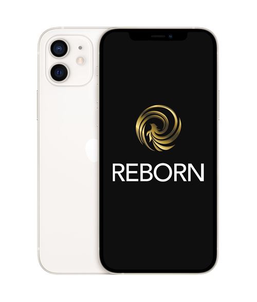 Apple iPhone 12 6,1 5G Double nano SIM 128 Go Blanc Reconditionné Grade A Reborn