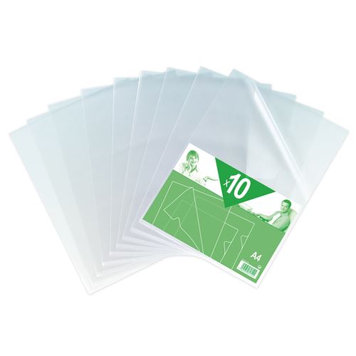 Sachet 10 pochettes coins Elba Incolore