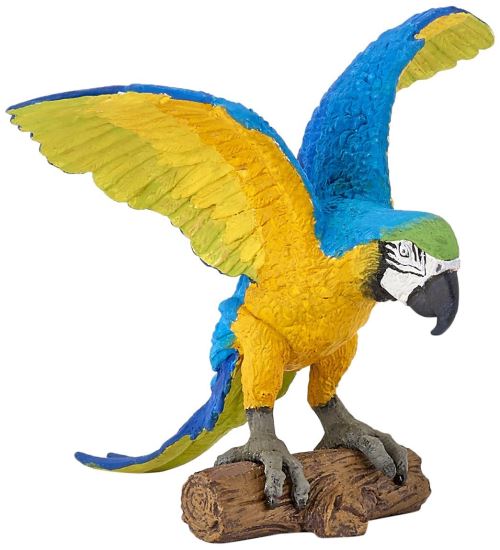 Figurine Papo Perroquet Ara Bleu