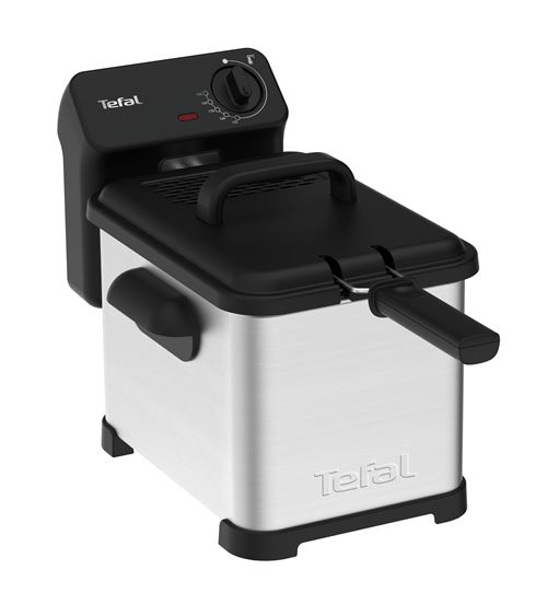 Tefal FR5030 Unique Autonome 3000 W Friteuse Noir, Acier inoxydable