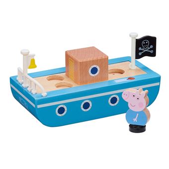 Bateau en bois Peppa Pig avec 1 personnage