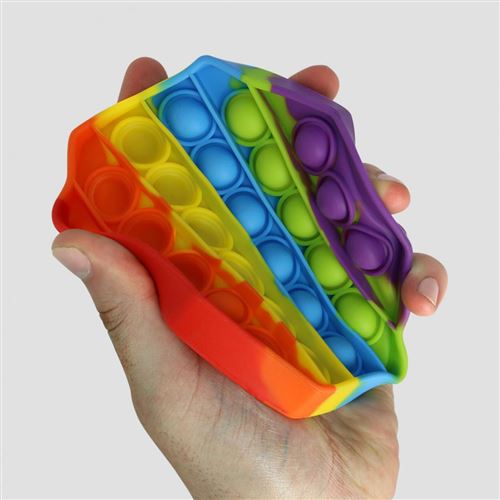 Jeu Pop It Fidget Push Bubble Octogone arc-en-ciel - Balle et jouet  sensoriel - Achat & prix