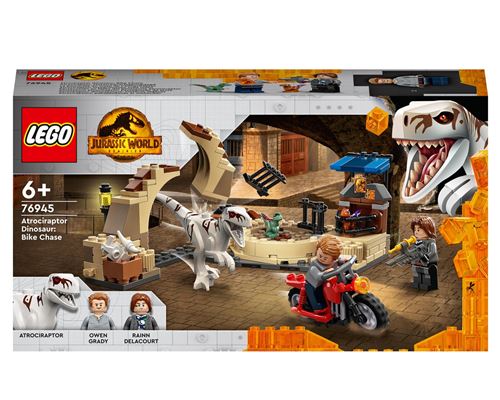 LEGO® Jurassic World™ 76945 La poursuite en moto de l’Atrociraptor