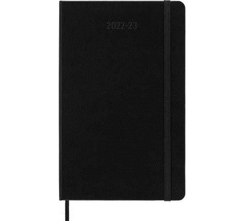 Agenda scolaire Moleskine 2022-2023 journalier grand format Souple Noir