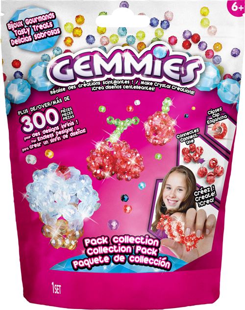 Kit créatif 300 pièces Asmokids Gemmies Bijoux gourmands