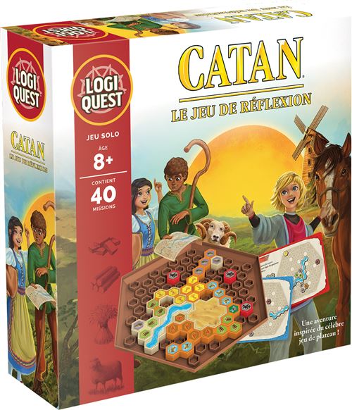 Jeu de strat&eacute;gie Asmodee Logiquest Catan 
