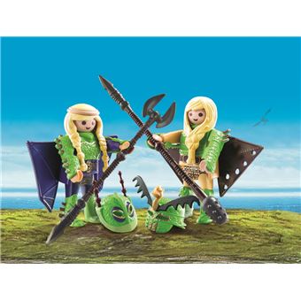 Playmobil Dragons 70042 Kranedur et Kognedur en combinaison de vol