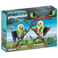 Playmobil bateau Dragons vaisseau d'attaque du dragon 5481 - Jeux & Jouets