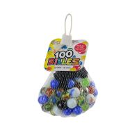 Kim'Play – Sachet De 20 Billes En Verre 1,6 Cm + 1 Callot Requin 2,5 Cm – Jeu De Récréation