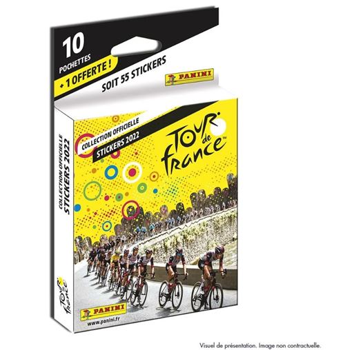 Jeu de cartes Panini Tour de France 2022 Blister de 11 pochettes
