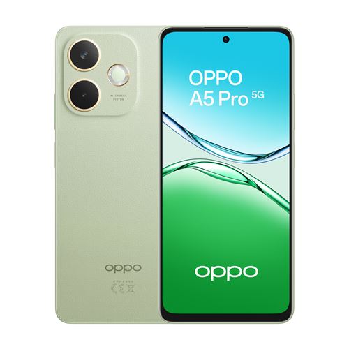 Smartphone Oppo A5 Pro 6,67 5G Double nano SIM 256 Go Vert olive