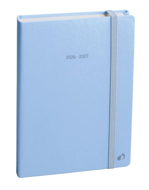 Agenda scolaire Quo Vadis 2022 2023 Eurotext élastique Pastel Bleu