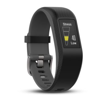 Bracelet de sport Garmin Vivosport Taille S M Noir et gris anthracite avec GPS et cardio poignet Bracelet connecte Achat prix fnac