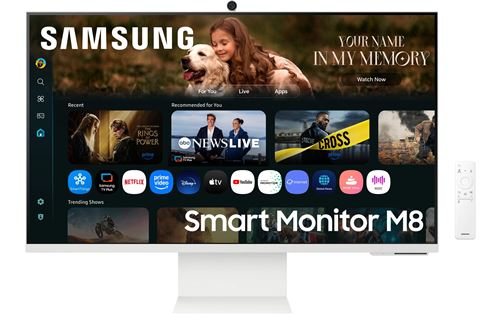 Samsung Gris/Blanc 32" Led - Smart Monitor M8 S32fm801uu - Image 3
