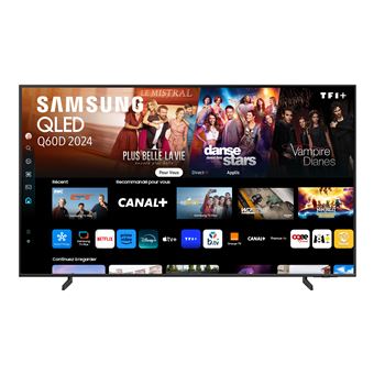 TV QLED Samsung TQ43Q60D 109 cm 4K UHD Smart TV 2024 Noir