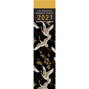 Calendrier Aquarupella Marque Pages Pattern Japonaise 2021