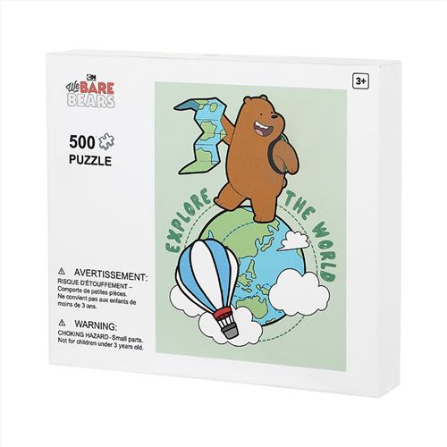Puzzle 500 pièces Miniso Grizzly We Bare Bears