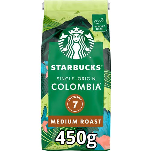 Starbucks Pack De 450 G Café Grains Origin Colombia