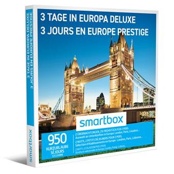 Coffret cadeau Smartbox 3 Jours en Europe en Prestige - 1