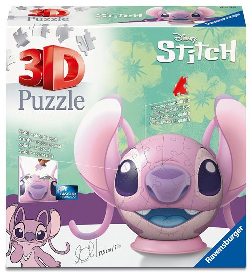 Puzzle 3D 72 pièces Ravensburger Angel avec oreilles Disney