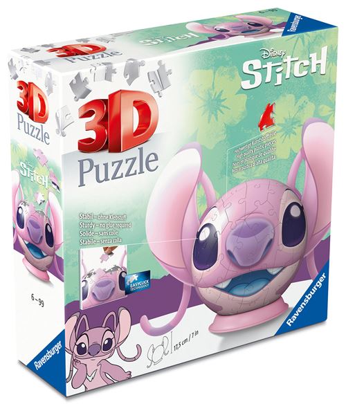 Puzzle 3D 72 pièces Ravensburger Angel avec oreilles Disney