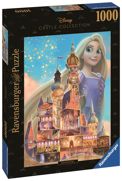 Puzzle Ravensburger Raiponce Collection Chateau Des Disney Princesses 1000 Pièces