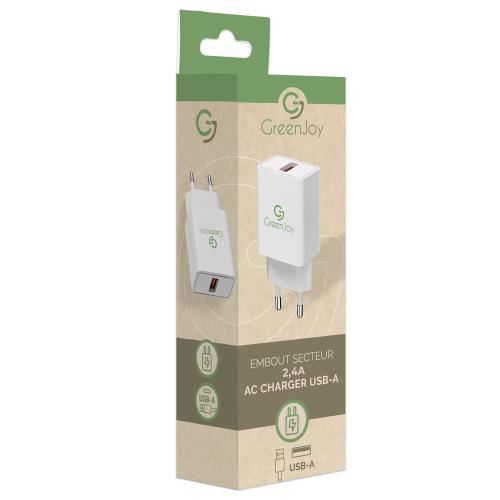Chargeur Embout secteur Greenjoy 12 W Blanc
