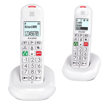 Pack de 2 Téléphone sans fil Alcatel XL685 Duo Blanc - 1