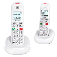 Pack de 2 Téléphone sans fil Alcatel XL685 Duo Blanc