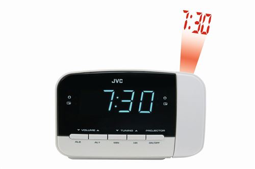 Radio-réveil JVC RA-F230W Blanc