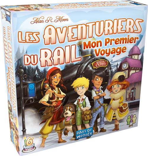 Jeu de stratégie Asmodee Les Aventuriers du Rail Mon Premier Voyage Europe - Asmodee