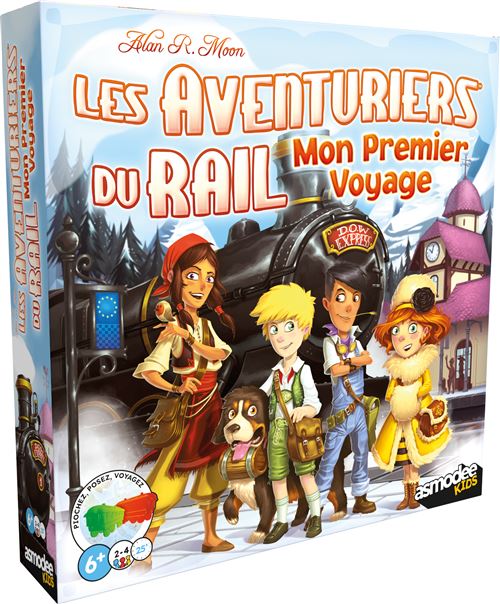 Jeu De Société Asmodee Les Aventuriers Du Rail : Mon Premier Voyage – Version Junior Pour Enfants - vue 6