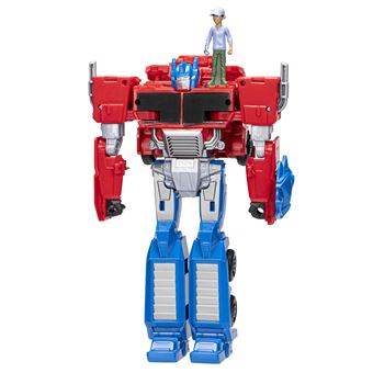 Figurine Transformers EarthSpark Spin Changer Optimus Prime et Robby Malto