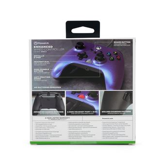 Manette Filaire améliorée PowerA pour Xbox Série X Edition Nebula
