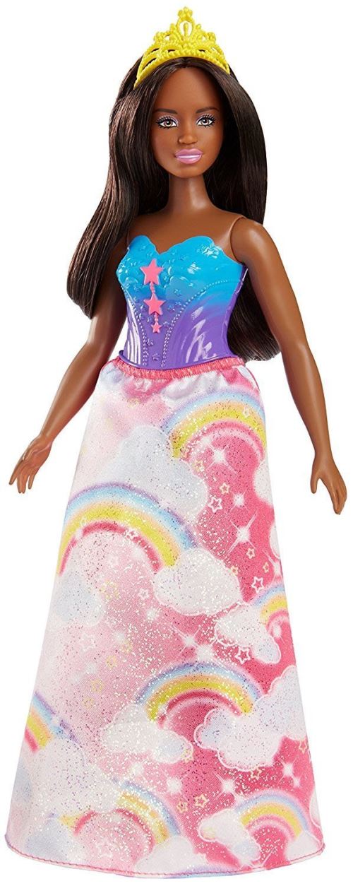 Poup&eacute;e Barbie&trade; Dreamtopia Princesse Arc-en-ciel Brune Mattel