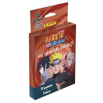 Carte à collectionner Panini Naruto Shippuden 2 blister 12+1 pochettes